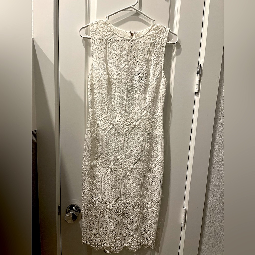 Marciano Eyelash Lace Midi Dress